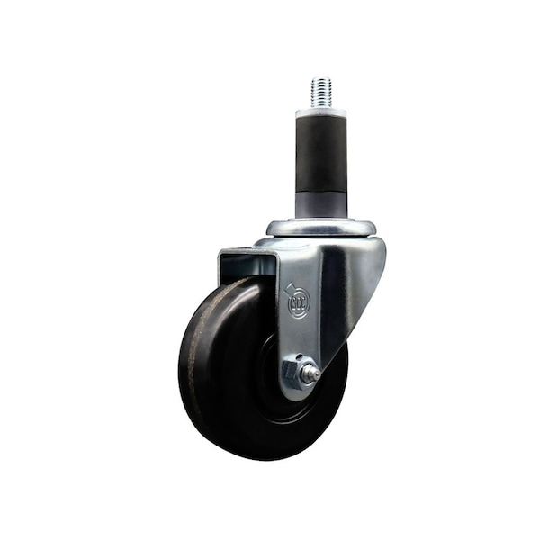 Service Caster 3.5'' Phenolic Wheel Swivel 1-1/4'' Expanding Stem Caster SCC-EX20S3514-PHS-114 - main